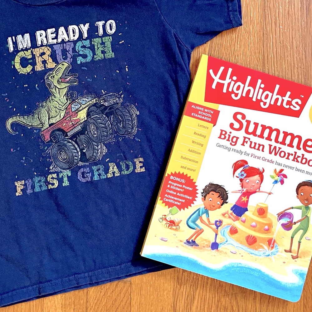 1st Grade Tee & NEW Highlights Workbook BTS